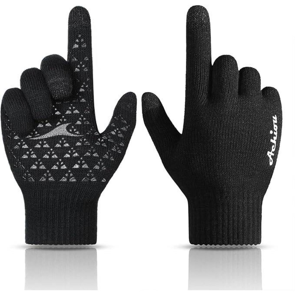 Achiou Winter Gloves Upgraded Touch Screen Texting Warm Running with Thermal So
